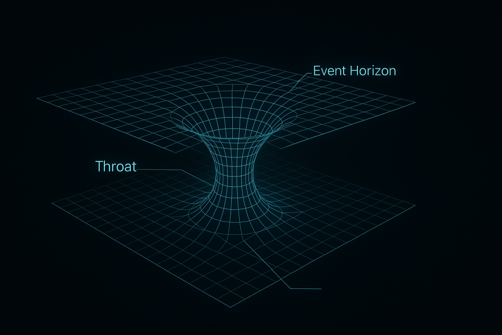 Einstein-Rosen Köprüsü, Solucan Deliği, Uzay-Zaman Bükülmesi, Genel Görelilik, Egzotik Madde, Schwarzschild Metriği.