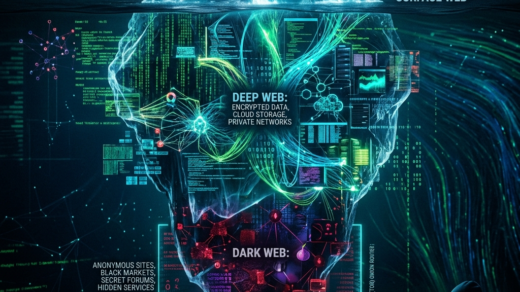Deep Web ve Dark Web Nedir? İnternetin Görünmeyen Karanlık Yüzü